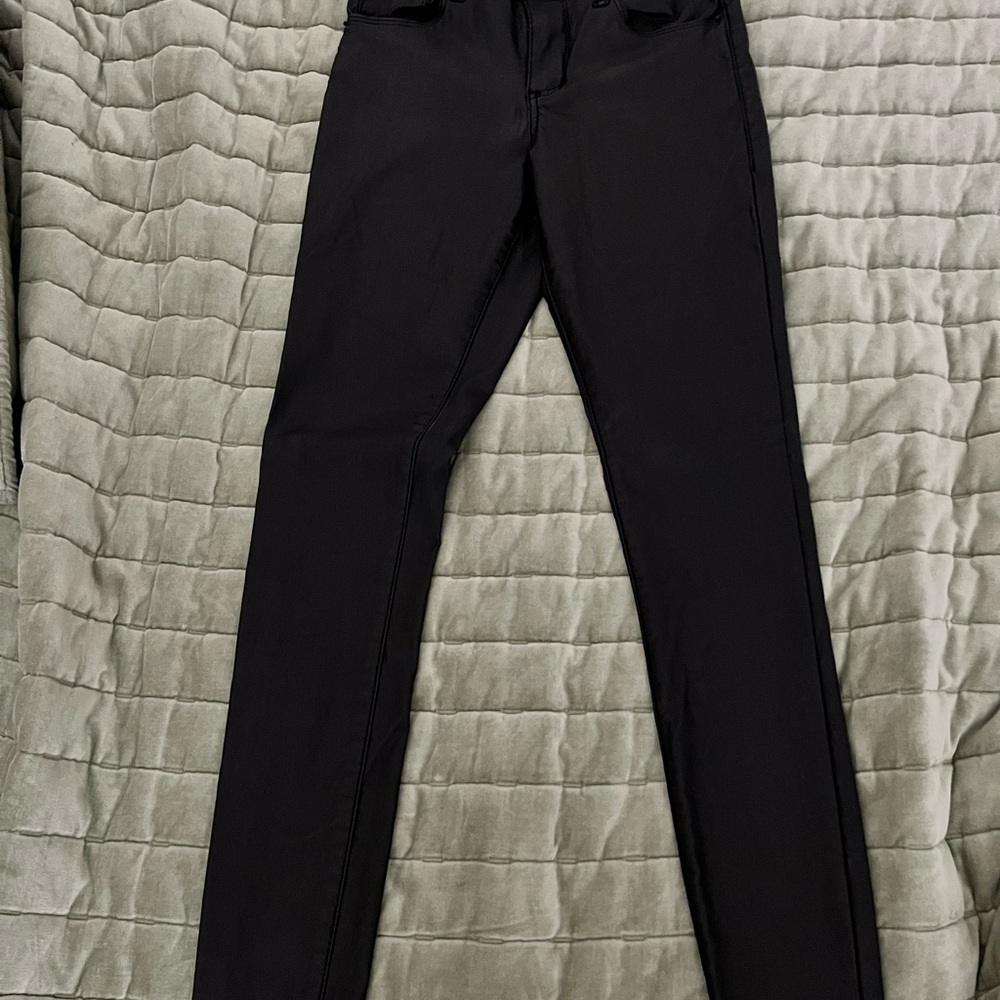 New without tags, STS BLUE black Cassie coated stretch jean. Size 27